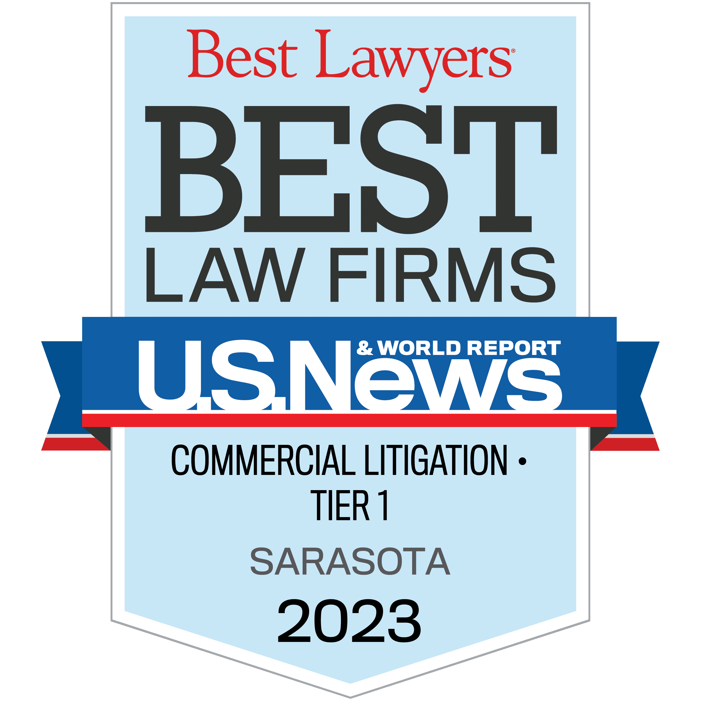 Best Law Firms - Regional Tier 1 Badge